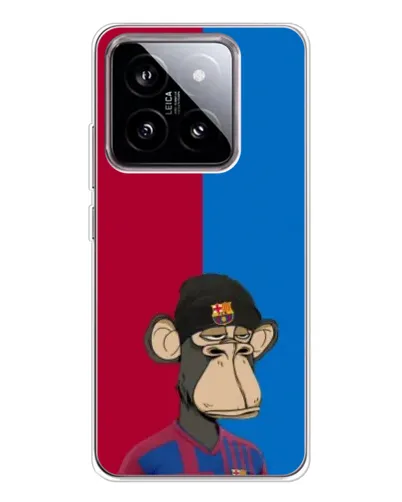 Чехол для Xiaomi 15 с картинкой «Bored Ape — фанат Барсы» Чехол для Xiaomi 15 с картинкой «Bored Ape — фанат Барсы»