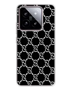 Чехол для Xiaomi 15 с картинкой «Gucci — сетчатый паттерн» Чехол для Xiaomi 15 с картинкой «Gucci — сетчатый паттерн»
