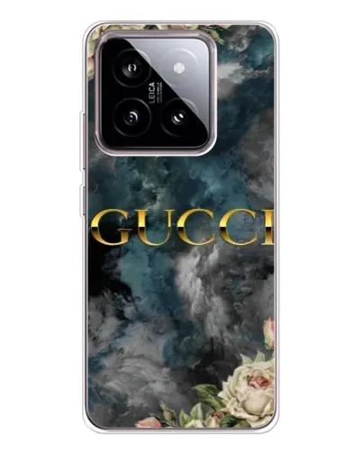 Чохол для Xiaomi 15 з картинкою «Абстрактні квіти Gucci» Чохол для Xiaomi 15 з картинкою «Абстрактні квіти Gucci»