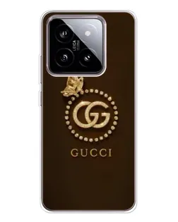 Чохол для Xiaomi 15 з картинкою «Gucci — золотий метелик» Чохол для Xiaomi 15 з картинкою «Gucci — золотий метелик»