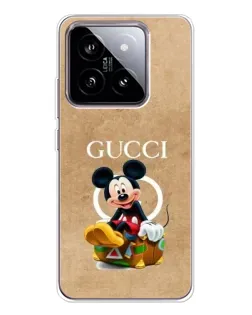 Чохол для Xiaomi 15 з картинкою «Міккі Маус Gucci — крафт» Чохол для Xiaomi 15 з картинкою «Міккі Маус Gucci — крафт»