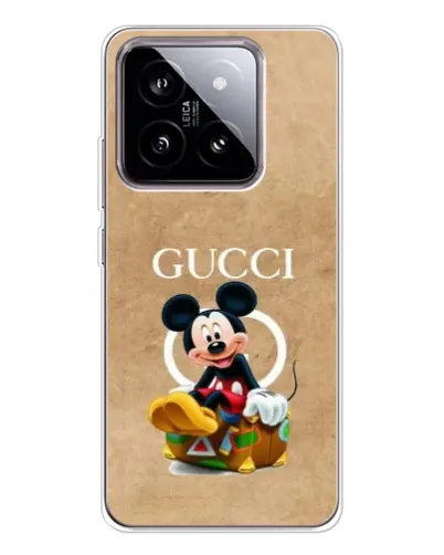 Чохол для Xiaomi 15 з картинкою «Міккі Маус Gucci — крафт» Чохол для Xiaomi 15 з картинкою «Міккі Маус Gucci — крафт»
