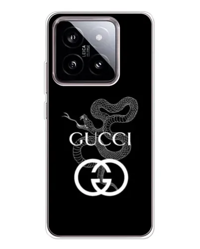 Чохол для Xiaomi 15 з картинкою «Gucci — срібна змія» Чохол для Xiaomi 15 з картинкою «Gucci — срібна змія»