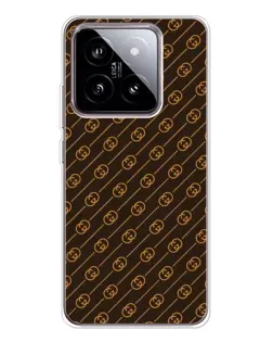 Чохол для Xiaomi 15 з картинкою «Gucci — золоті діагоналі» Чохол для Xiaomi 15 з картинкою «Gucci — золоті діагоналі»