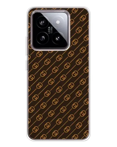 Чохол для Xiaomi 15 з картинкою «Gucci — золоті діагоналі» Чохол для Xiaomi 15 з картинкою «Gucci — золоті діагоналі»