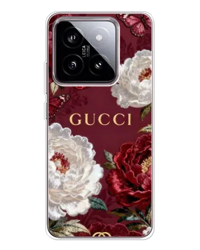 Чехол для Xiaomi 15 с картинкой «Gucci — бордовые розы» Чехол для Xiaomi 15 с картинкой «Gucci — бордовые розы»