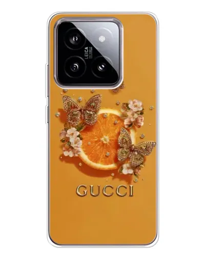Чехол для Xiaomi 15 с картинкой «Gucci — золотые бабочки» Чехол для Xiaomi 15 с картинкой «Gucci — золотые бабочки»
