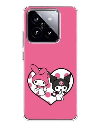 Чехол для Xiaomi 15 с картинкой «Kuromi и My Melody»