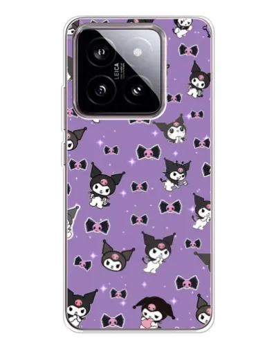 Чехол для Xiaomi 15 с картинкой «Kuromi — паттерн»