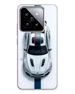 Чехол для Xiaomi 15 с картинкой «Вид сверху — BMW M»