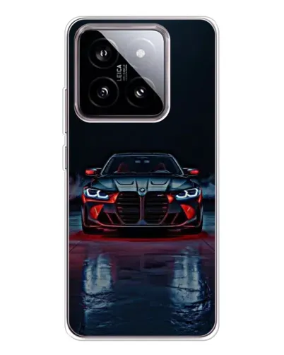Чехол для Xiaomi 15 с картинкой «BMW на мокрой дороге»