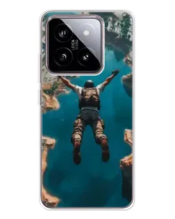 Чехол для Xiaomi 15 с картинкой «PUBG — свободное падение»