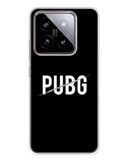 Чехол для Xiaomi 15 с картинкой «PUBG — белый логотип»
