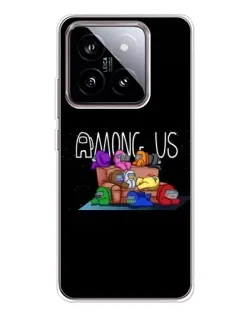 Чехол для Xiaomi 15 с картинкой «Логотип Among Us»