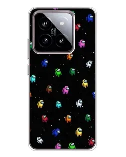 Чехол для Xiaomi 15 с картинкой «Экипаж Among Us»