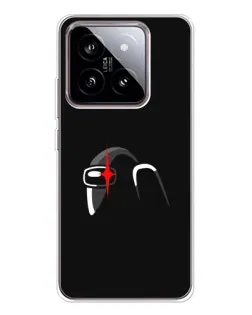 Чехол для Xiaomi 15 с картинкой «Among Us шлем»