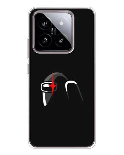 Чехол для Xiaomi 15 с картинкой «Among Us шлем»