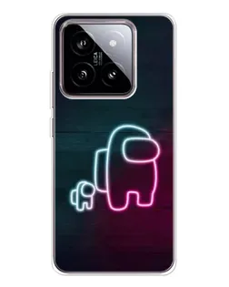 Чехол для Xiaomi 15 с картинкой «Among Us неон-арт» Чехол для Xiaomi 15 с картинкой «Among Us неон-арт»