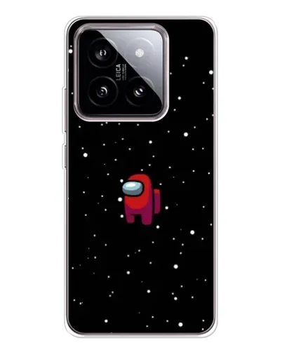 Чехол для Xiaomi 15 с картинкой «Красный Among Us»