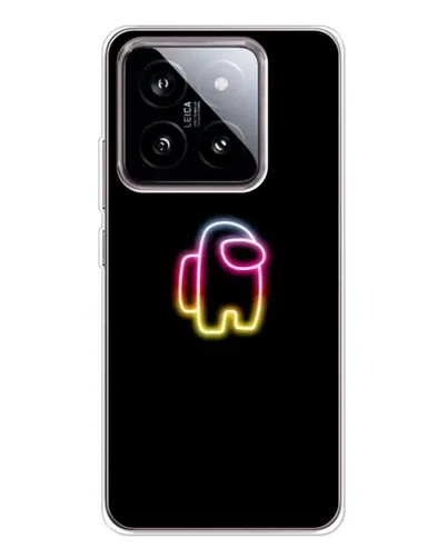 Чехол для Xiaomi 15 с картинкой «Among Us градиент»