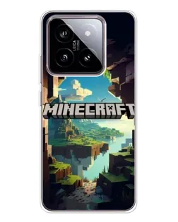 Чехол для Xiaomi 15 с картинкой «Пещера Майнкрафт»