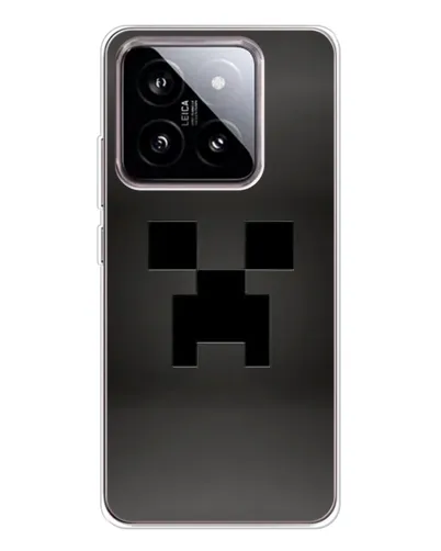 Чехол для Xiaomi 15 с картинкой «Черный крипер градиент»