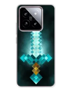 Чехол для Xiaomi 15 с картинкой «Алмазный меч неон» Чехол для Xiaomi 15 с картинкой «Алмазный меч неон»