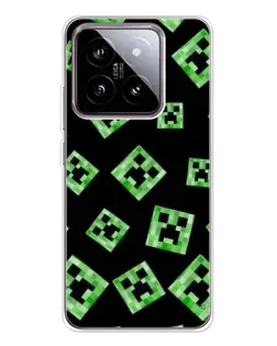 Чехол для Xiaomi 15 с картинкой «Паттерн с криперами» Чехол для Xiaomi 15 с картинкой «Паттерн с криперами»