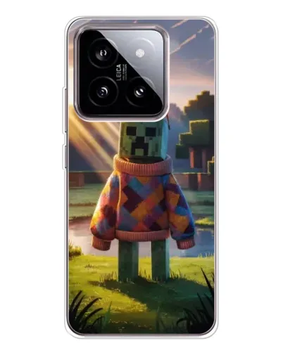 Чехол для Xiaomi 15 с картинкой «Крипер в свитере»