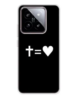 Чохол для Xiaomi 15 з картинкою «Хрест та Серце»