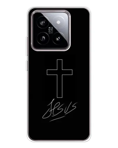 Чехол для Xiaomi 15 с картинкой «Графический крест Jesus» Чехол для Xiaomi 15 с картинкой «Графический крест Jesus»