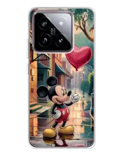 Чехол для Xiaomi 15 с картинкой «Микки и шарик-сердце» Чехол для Xiaomi 15 с картинкой «Микки и шарик-сердце»