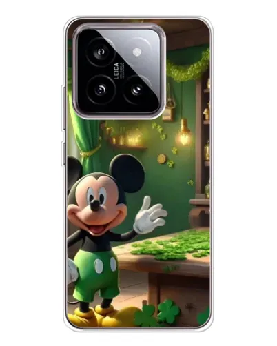 Чехол для Xiaomi 15 с картинкой «Микки в мастерской»