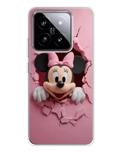 Чехол для Xiaomi 15 с картинкой «Минни сквозь стену»