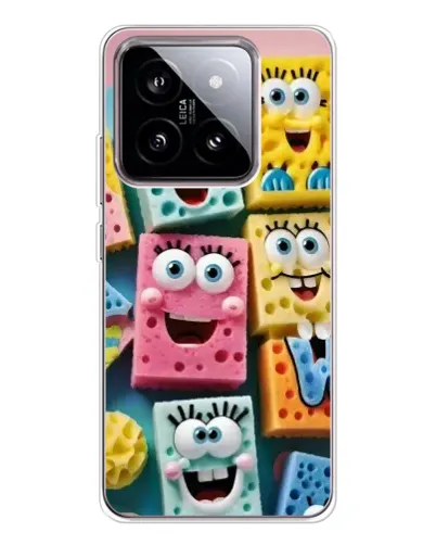 Чехол для Xiaomi 15 с картинкой «Цветные губки»