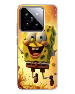 Чехол для Xiaomi 15 с картинкой «Губка Боб прыгает» Чехол для Xiaomi 15 с картинкой «Губка Боб прыгает»
