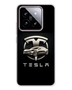 Чохол для Xiaomi 15 з картинкою «Tesla — срібне авто» Чохол для Xiaomi 15 з картинкою «Tesla — срібне авто»