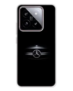 Чехол для Xiaomi 15 с картинкой «Mercedes — абстрактные линии»