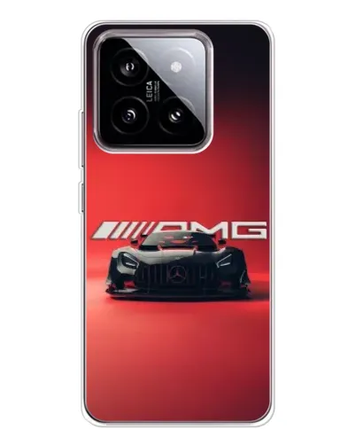 Чехол для Xiaomi 15 с картинкой «Mercedes AMG — красная линия» Чехол для Xiaomi 15 с картинкой «Mercedes AMG — красная линия»