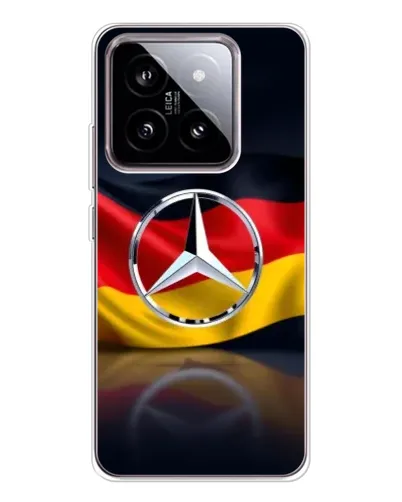Чехол для Xiaomi 15 с картинкой «Mercedes — флаг Германии» Чехол для Xiaomi 15 с картинкой «Mercedes — флаг Германии»