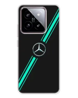 Чехол для Xiaomi 15 с картинкой «Спортивные линии Mercedes» Чехол для Xiaomi 15 с картинкой «Спортивные линии Mercedes»