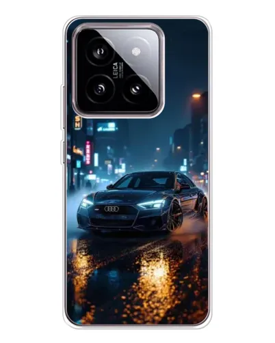 Чохол для Xiaomi 15 з картинкою «Нічне місто та Audi» Чохол для Xiaomi 15 з картинкою «Нічне місто та Audi»