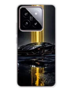 Чохол для Xiaomi 15 з картинкою «Нічний Lamborghini драйв»