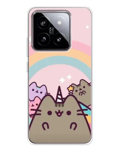 Чехол для Xiaomi 15 с картинкой «Единорог Pusheen»