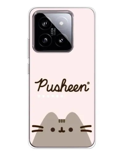 Чехол для Xiaomi 15 с картинкой «Pusheen логотип»