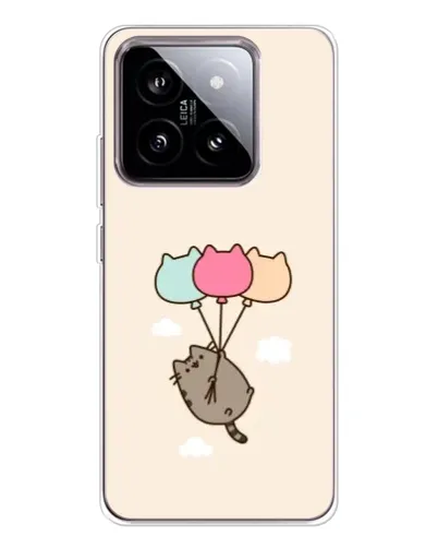 Чехол для Xiaomi 15 с картинкой «Пушин на шариках»