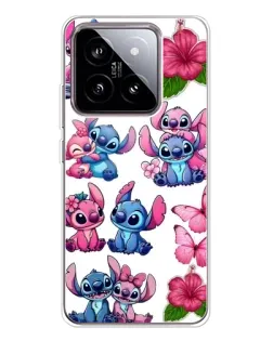 Чохол для Xiaomi 15 з картинкою «Стікери Stitch та Angel»