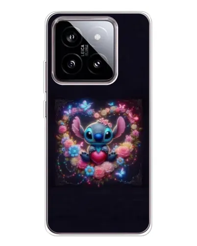 Чохол для Xiaomi 15 з картинкою «Stitch у квітах» Чохол для Xiaomi 15 з картинкою «Stitch у квітах»