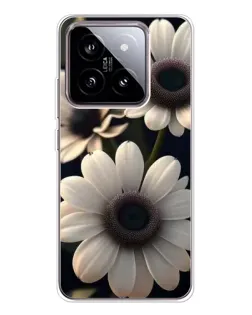 Чохол для Xiaomi 15 з картинкою «Білі маргаритки макро»
