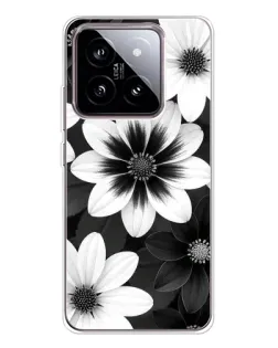 Чохол для Xiaomi 15 з картинкою «Монохромні айстри»
